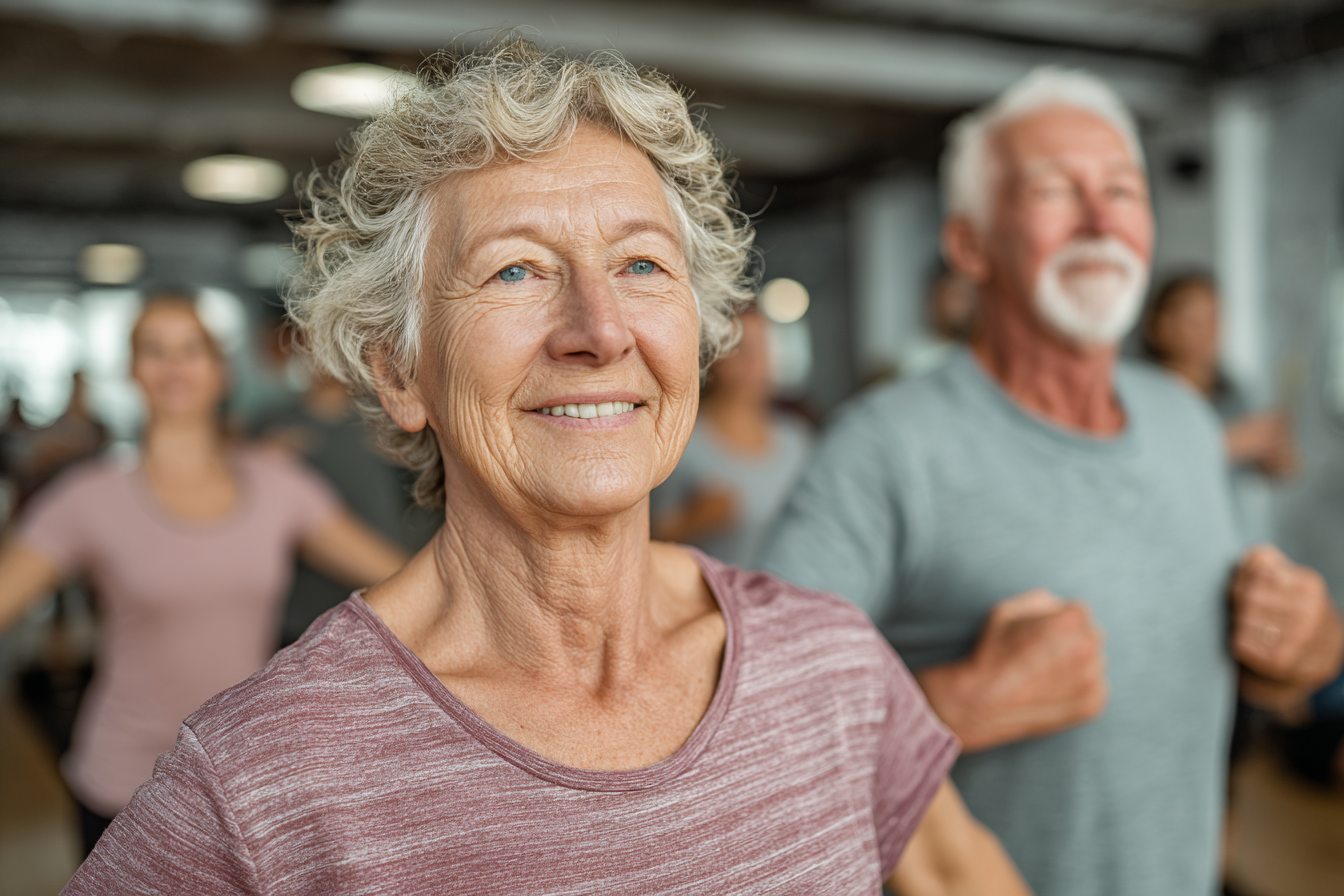Активна родина займається фітнесом разом у парку